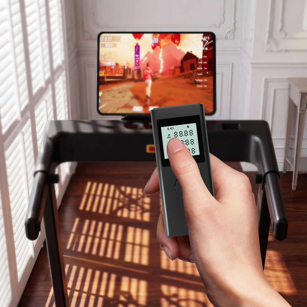 DeerRun All-New 2026 A1 Pro Move+ Smart Foldable Treadmill with 6% Incline & NFC | 350 lbs, 10 mph, Black