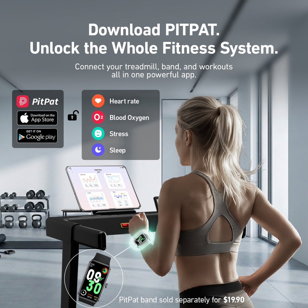 DeerRun All-New 2026 A1 Pro Move+ Smart Foldable Treadmill with 6% Incline & NFC | 350 lbs, 10 mph, Black